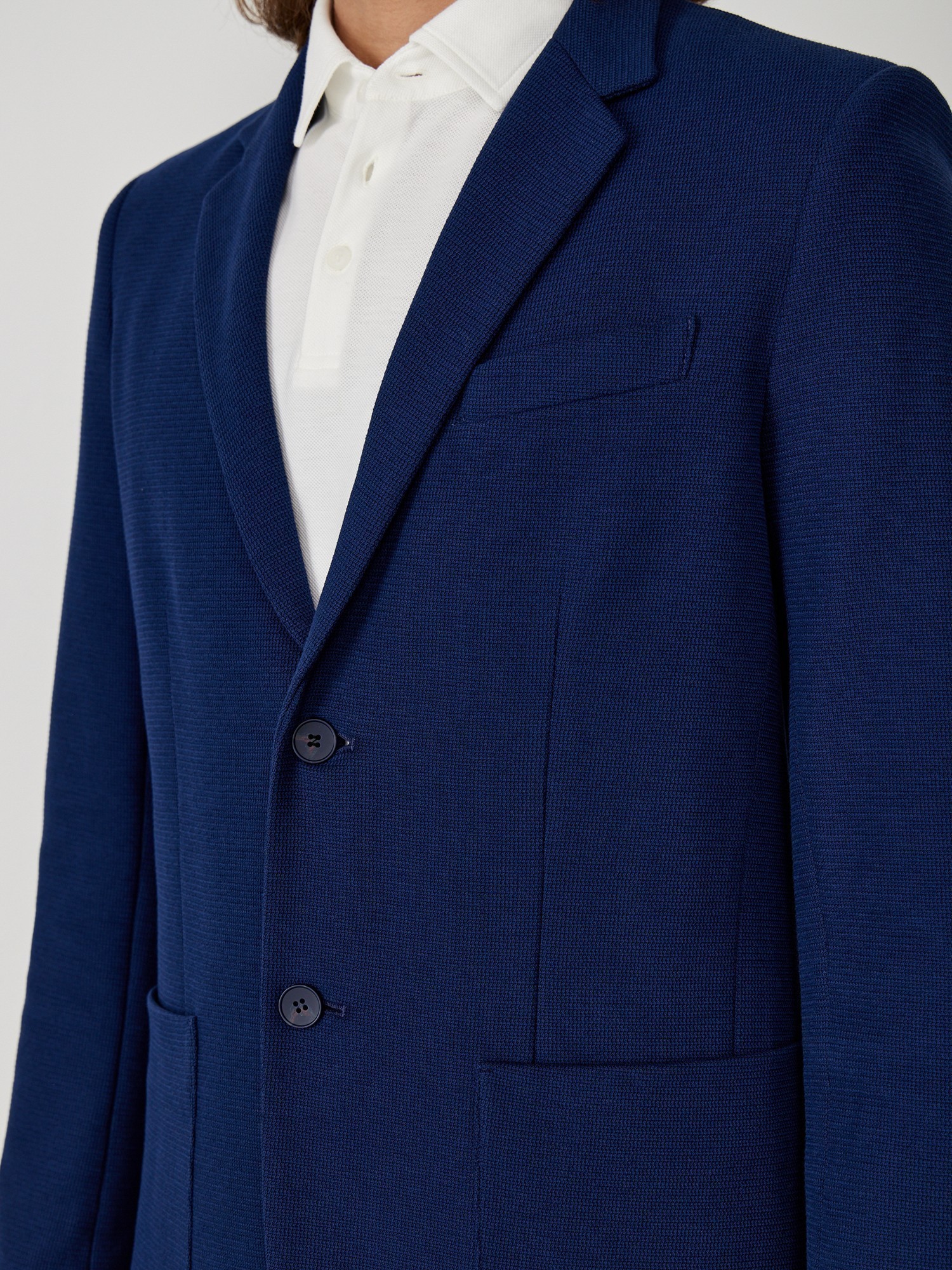 Пиджак трикотажный 20LINE IJC0063K, цвет синий, размер 50 - фото 6