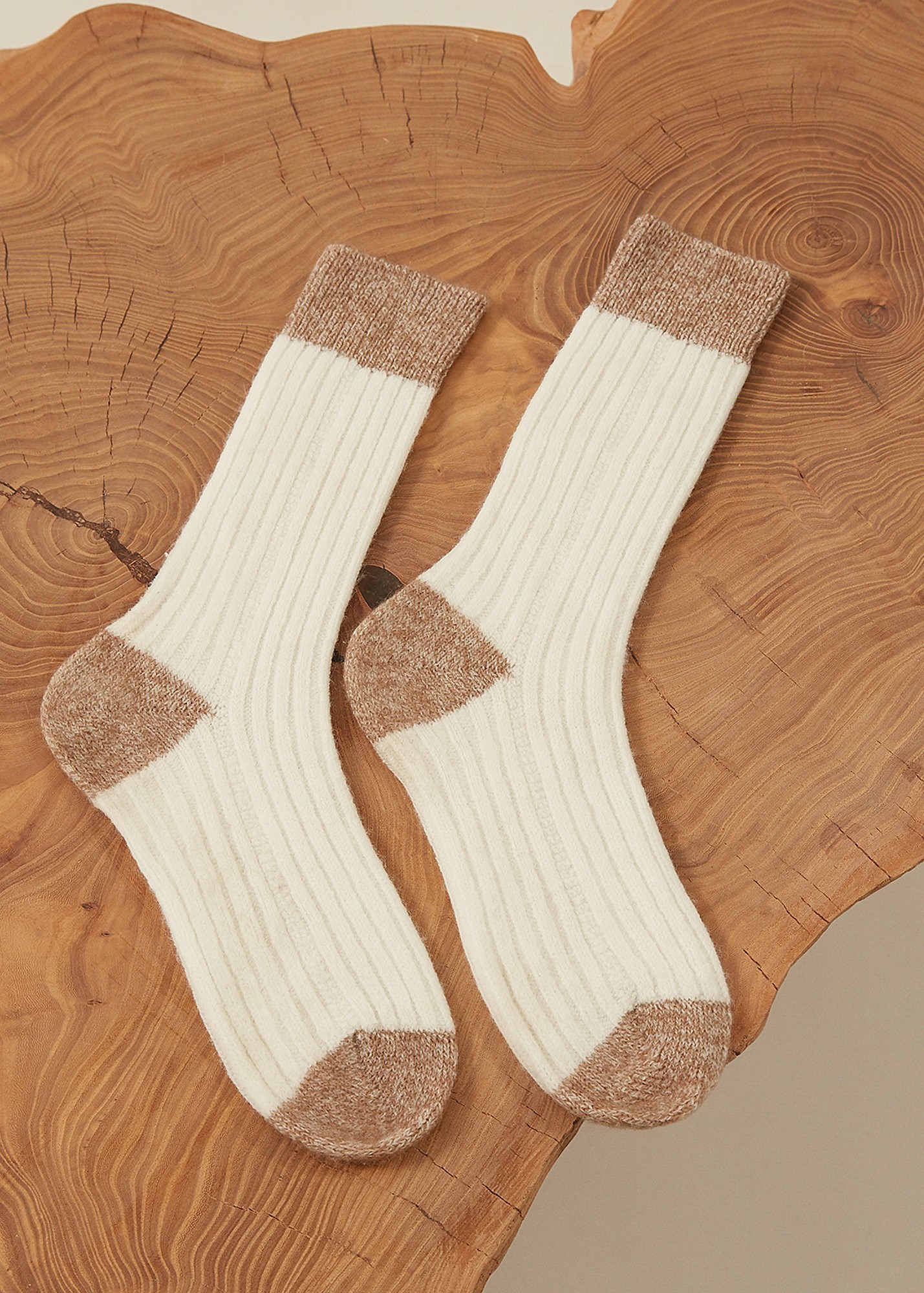 Теплые носки с добавлением шерсти 20LINE ISK0001VХ, цвет белый, размер 27*29 - фото 4