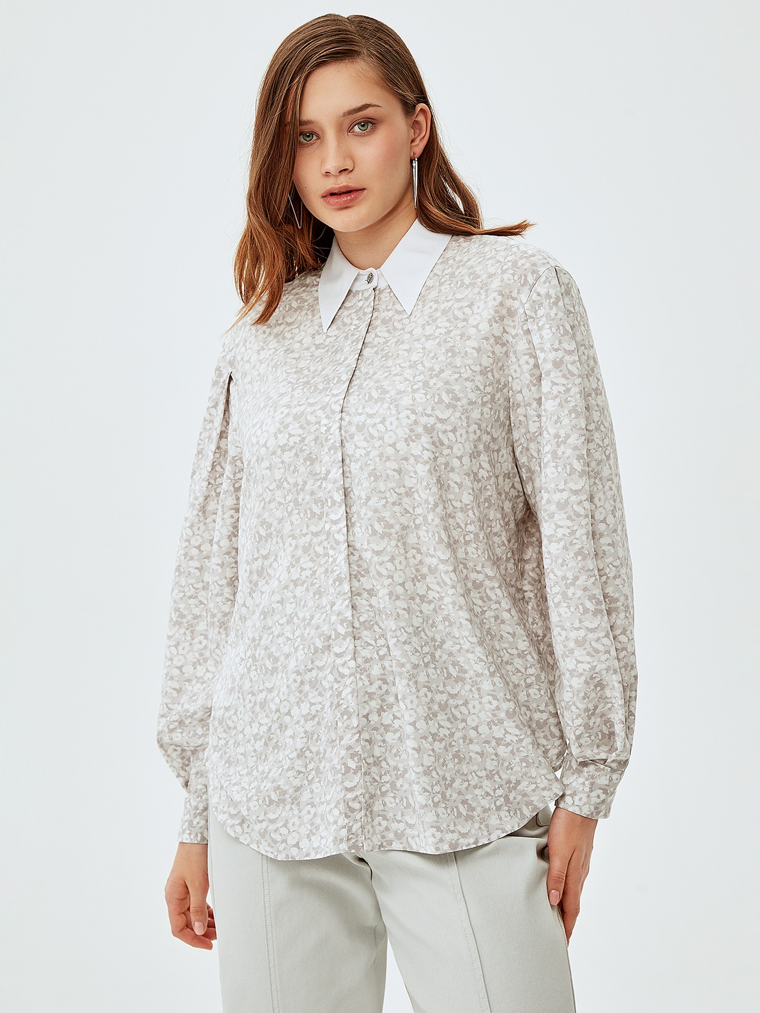 Блуза с цветочным принтом Lalis BL0556 - фото 5