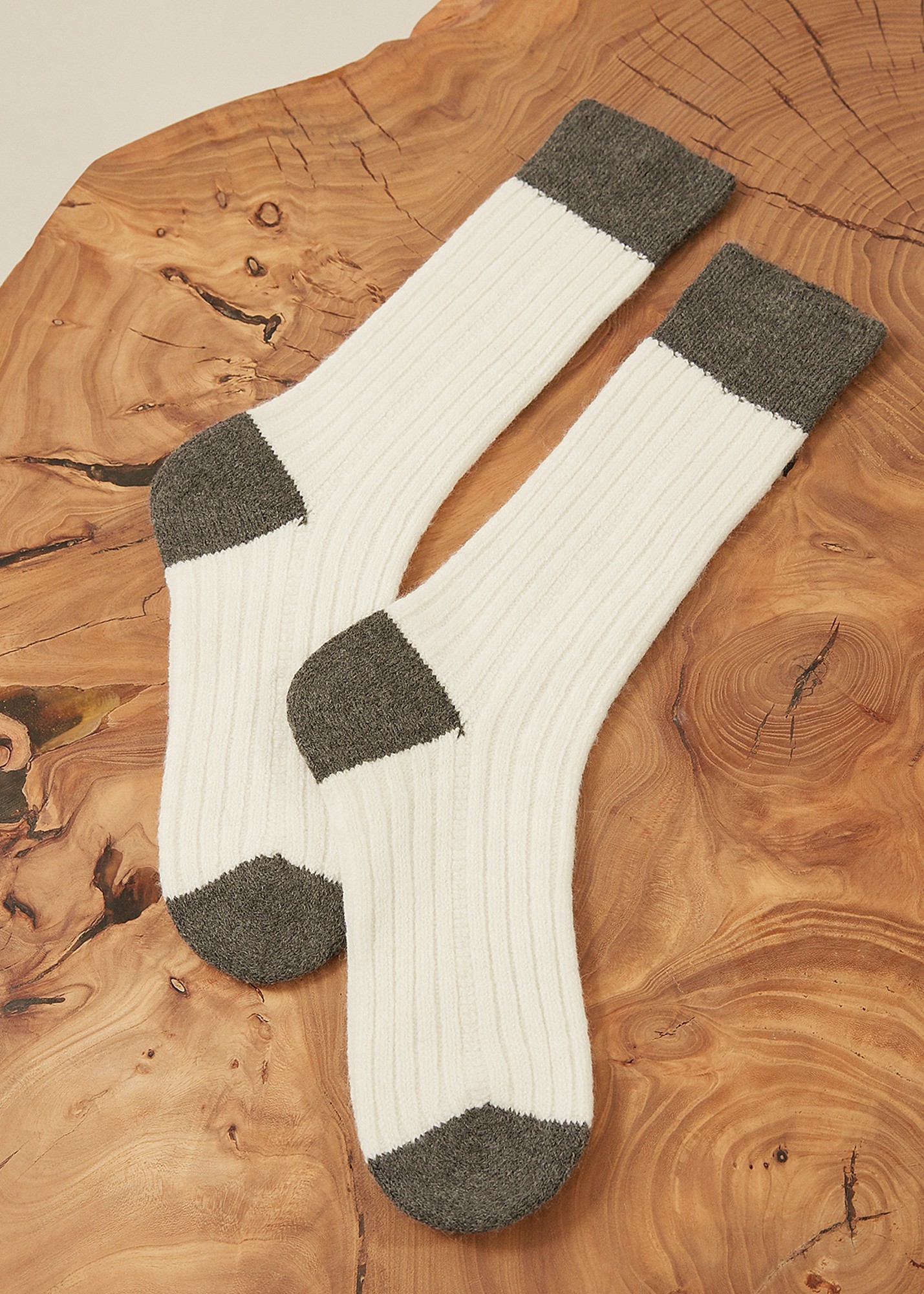 Теплые носки с добавлением шерсти 20LINE ISK0001V, цвет белый, размер 27*29 - фото 4