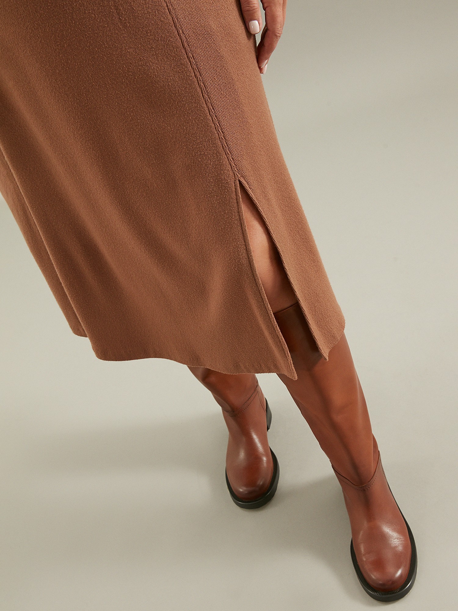 Трикотажная расклешенная юбка Lalis SK0123K - фото 5