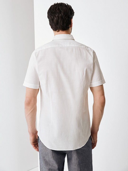 Рубашка с коротким рукавом из хлопка 20LINE арт. IRU00429                                          