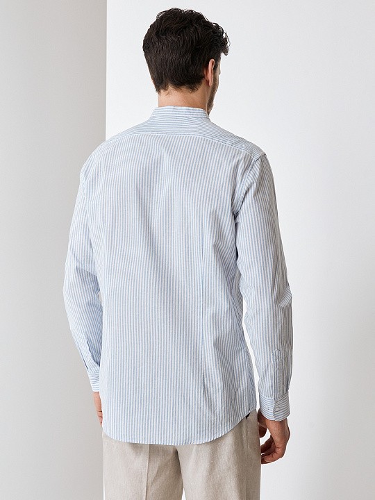 Рубашка с длинным рукавом в полоску 20LINE арт. IRU0064                                           