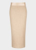 Элегантная прямая юбка-миди