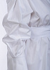 Белая блуза с запахом из хлопка