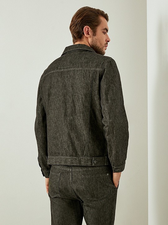 Легкая куртка из хлопка и льна 20LINE арт. IKR0023                                           
