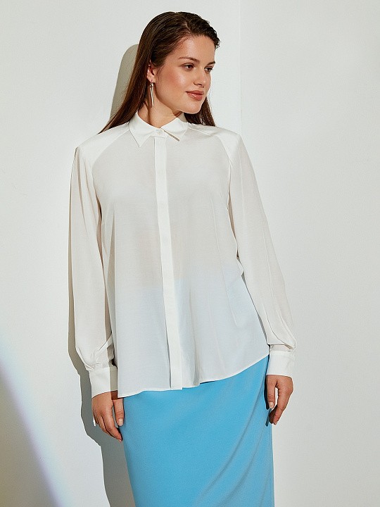 Блуза классическая белая Lalis арт. BL0608                                            