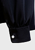 Чёрная блуза с длинными рукавами